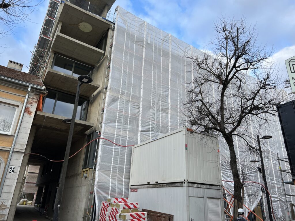 Alėja 18 (Laisvės al. 18) - Multi apartment - construction photos