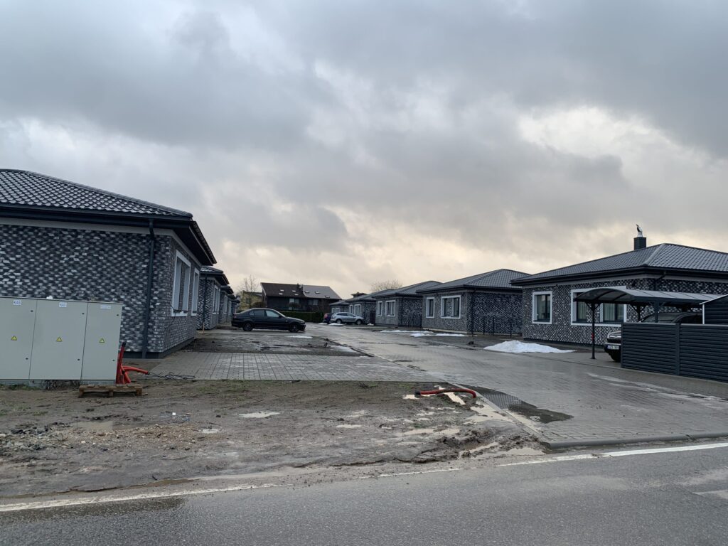 M. ir P. Šalčių g. 71 (M. ir P. Šalčių g. 71) - Private house community - construction photos