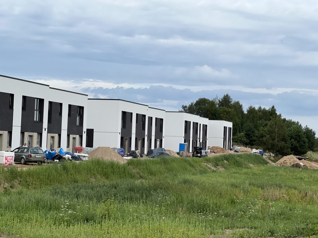 Good home (Narkyčių g. 31, 33, 35, 37, 39, 41, 43, 45) - Row housing - construction photos