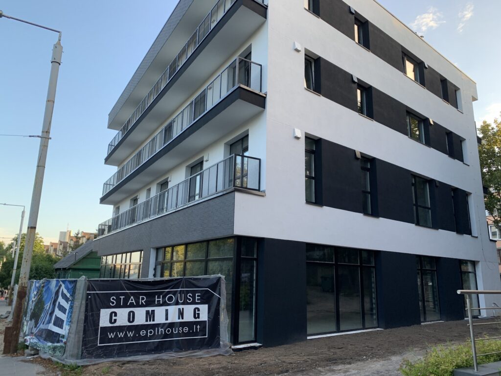 Star House (Kalvarijų g. 126A) - Multi apartment - construction photos