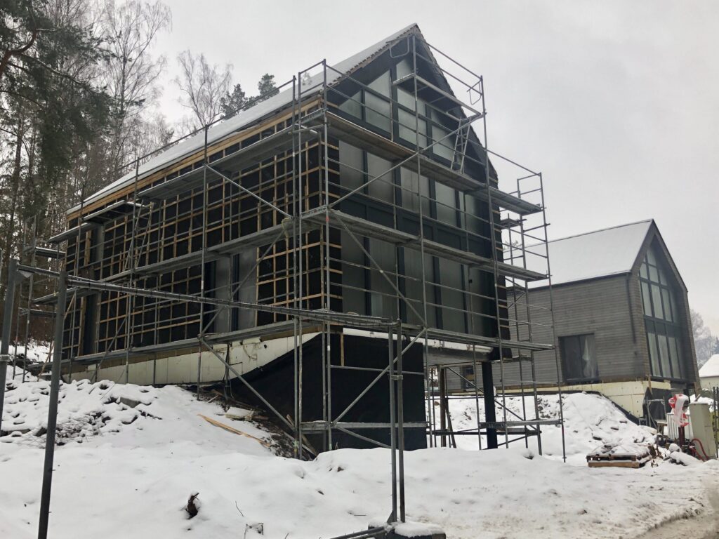 Pupojų g. 32, 34 (Pupojų g. 32, 34) - Private house community - construction photos