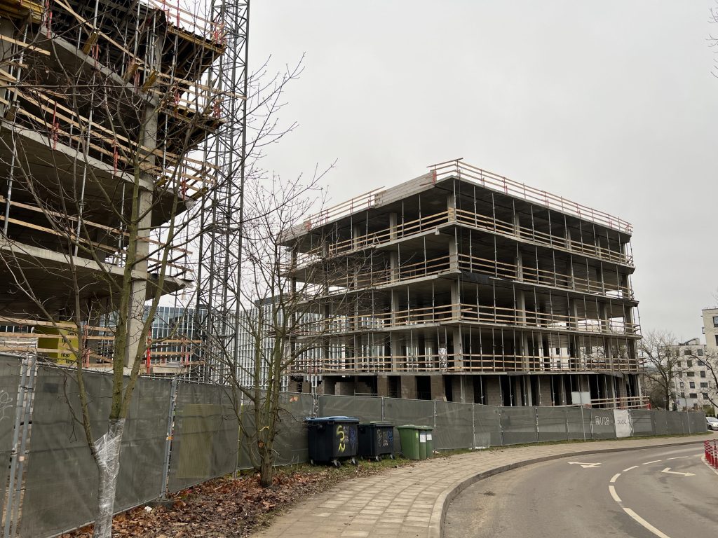 U128 (Ukmergės g. 128) - Daugiabutis - statybų nuotraukos