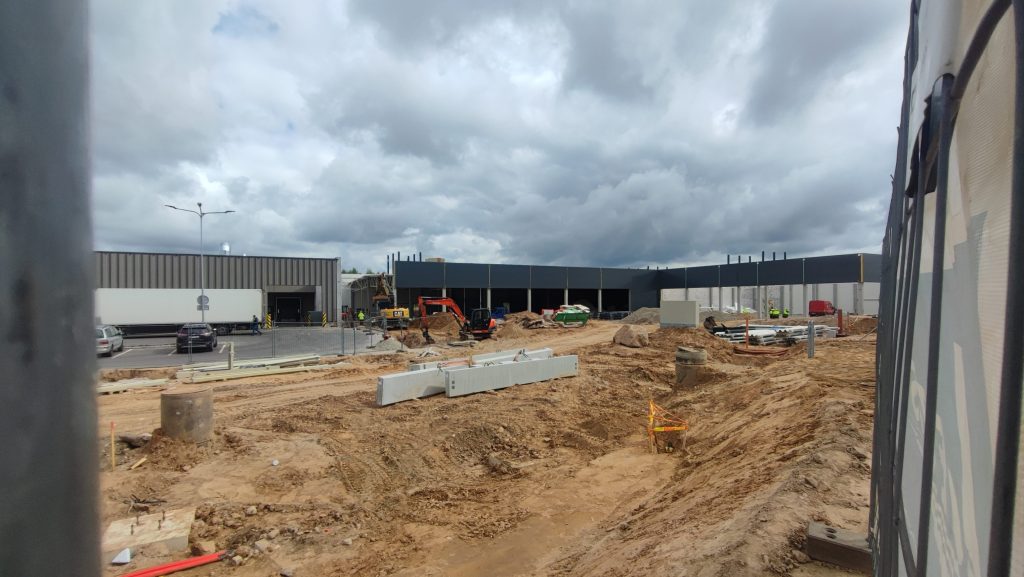 Dangeručio g. 2, 4 (Dangeručio g. 2, 4) - Shopping center - construction photos