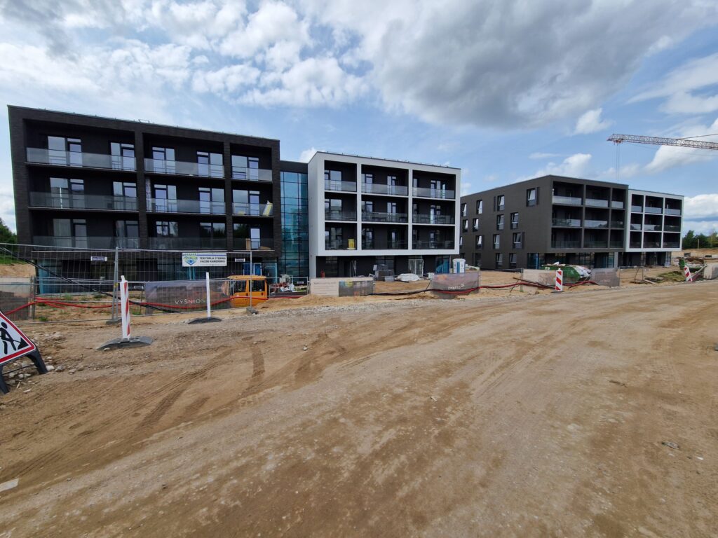 Vyšnios 1 etapas (Karaliaučiaus g. 25, 27) - Multi apartment - construction photos