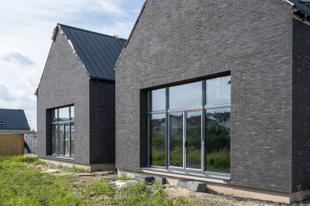 Žvaigždžių gatvės namai (Žvaigždžių g. 2, 4, 6, 8) - Private house community - construction photos