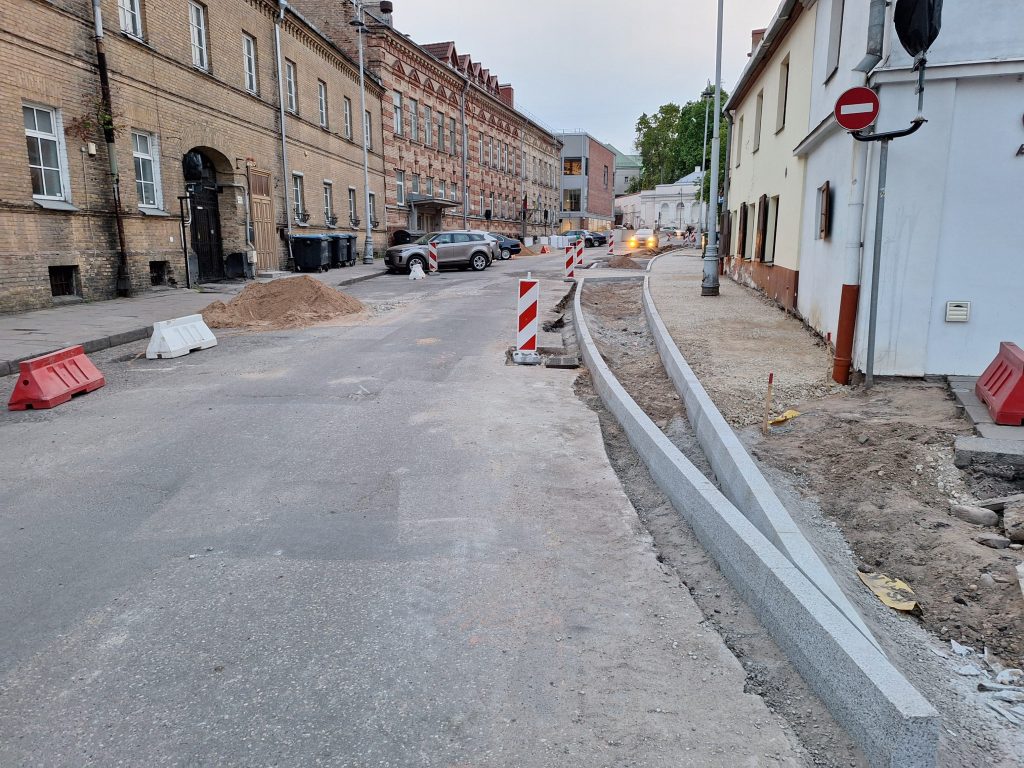 Tilto g., Ž. Liauksmino g. remontas 2 etapas (Tilto g., Ž. Liauksmino g.) - Street - construction photos