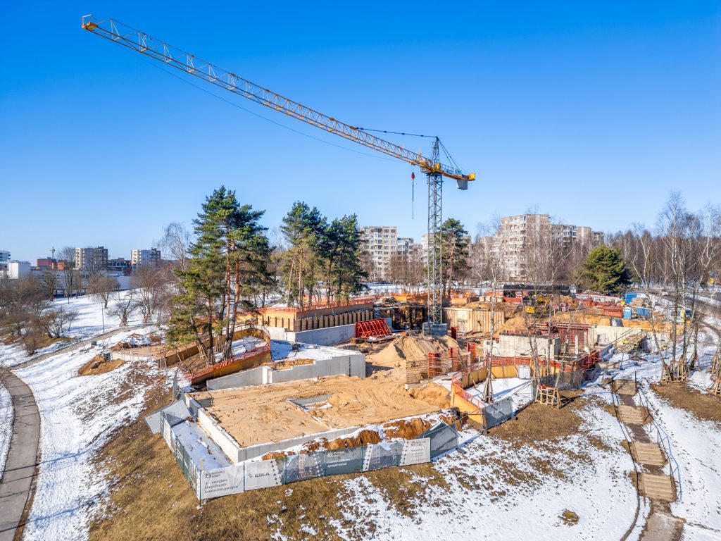 Medeinos namai 1 etapas (D) (Medeinos g. 30) - Daugiabutis - statybų nuotraukos