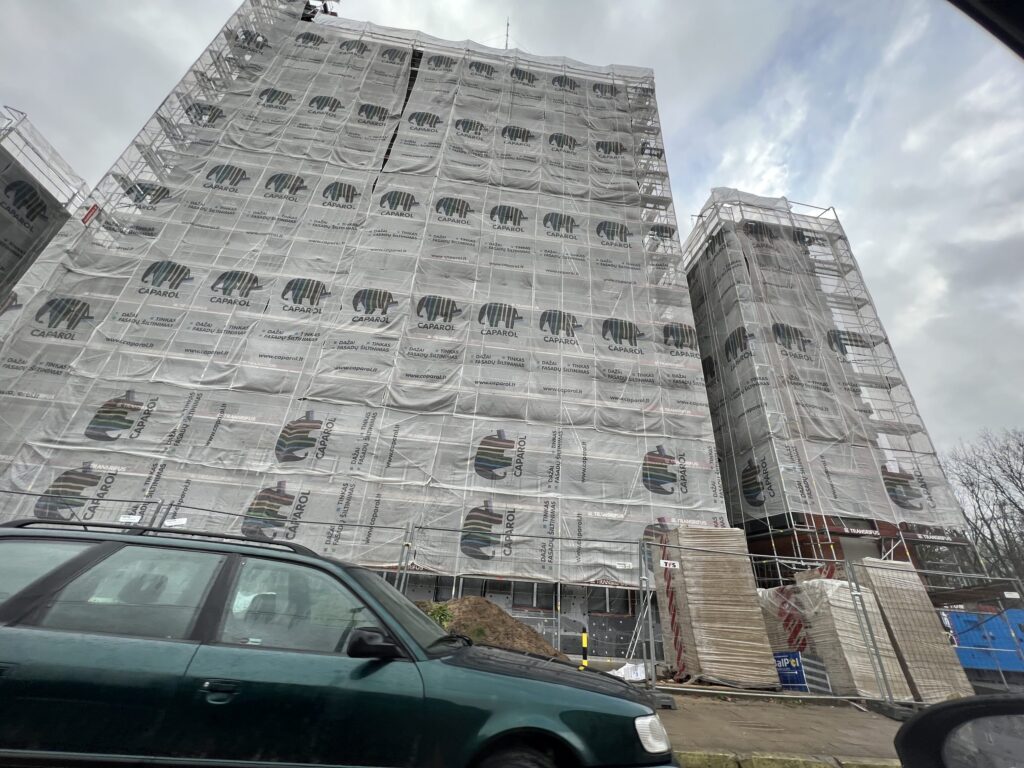 Kauno apskrities viešoji biblioteka (Radastų g. 2) - Library - construction photos