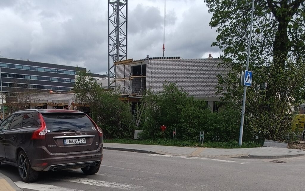 Šnipiškių terasos (Daugėliškio g. 27, 29) - Multi apartment - construction photos