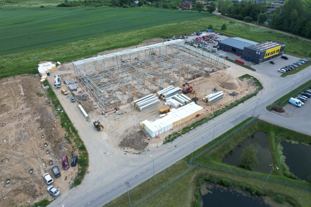 Sendvario g. 12 (Sendvario g. 12, Sudmantų k.) - Shopping center - construction photos