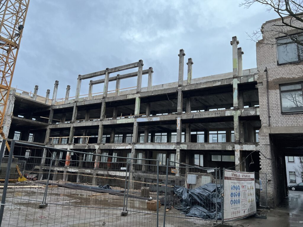 Herojaus progimnazija (Gedimino g. 10) - Primary and secondary education - construction photos