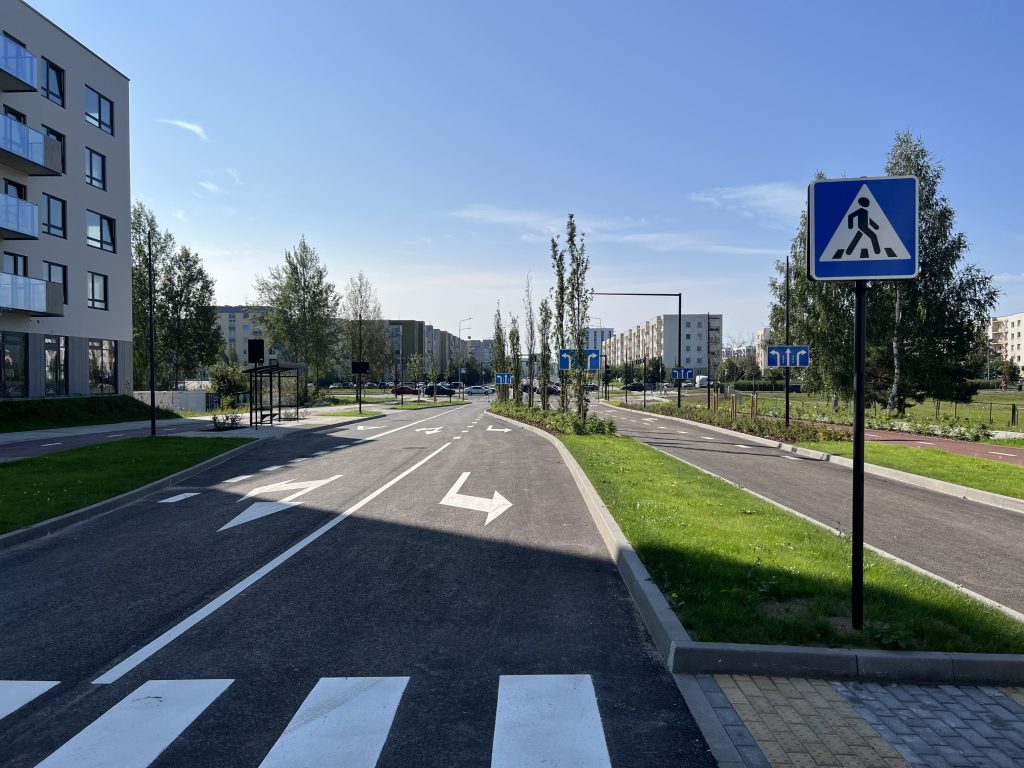 Karaliaučiaus g. nuo Pilaitės pr. iki M. Mažvydo g. (Karaliaučiaus g.) - Bike path, Street - construction photos