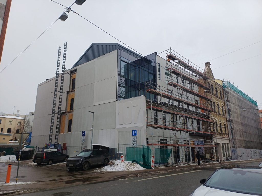 Dzirnavu iela 107 (Dzirnavu iela 107) - Office center - construction photos