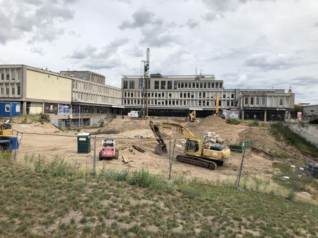 Artery (Konstitucijos pr. 18B) - Biroju centrs - būvdarbu attēli