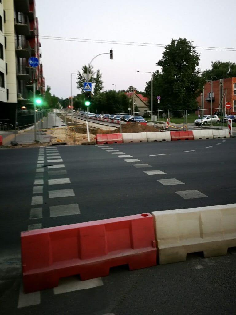 Algirdo g. dviračių takas (Algirdo g.) - Jalgrattatee, Tänav - ehituse fotod