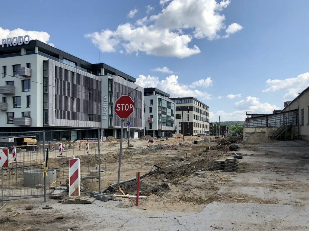 Manufaktūrų g. (Manufaktūrų g.) - Bike path, Street - construction photos