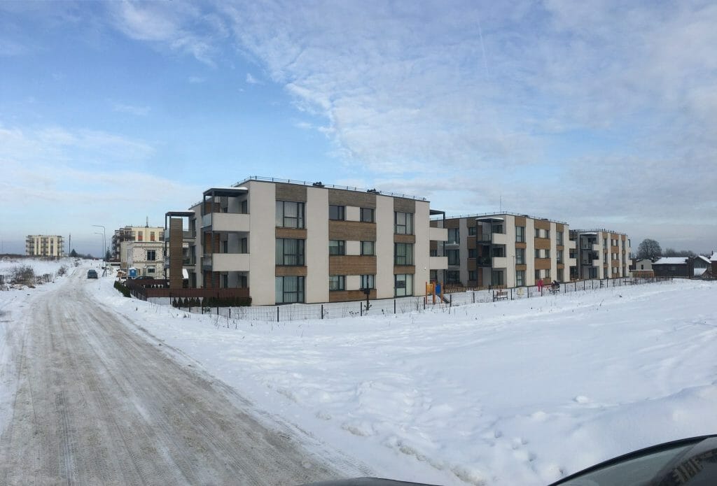 Antakalnio gintaras (Taurijos g.) - Multi apartment - construction photos