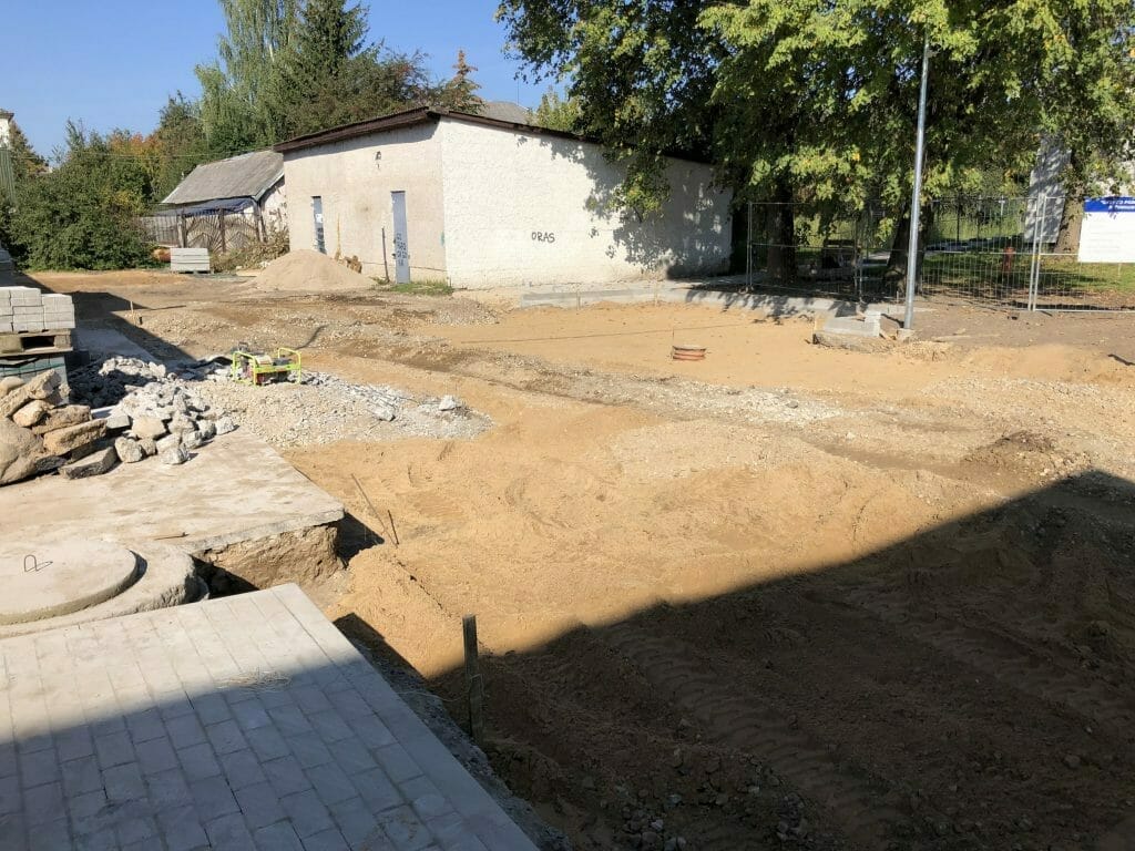 Poliklinika P. Žvirkos g. 4A (Pranciškaus Žvirkos g. 4A) - Health center - construction photos