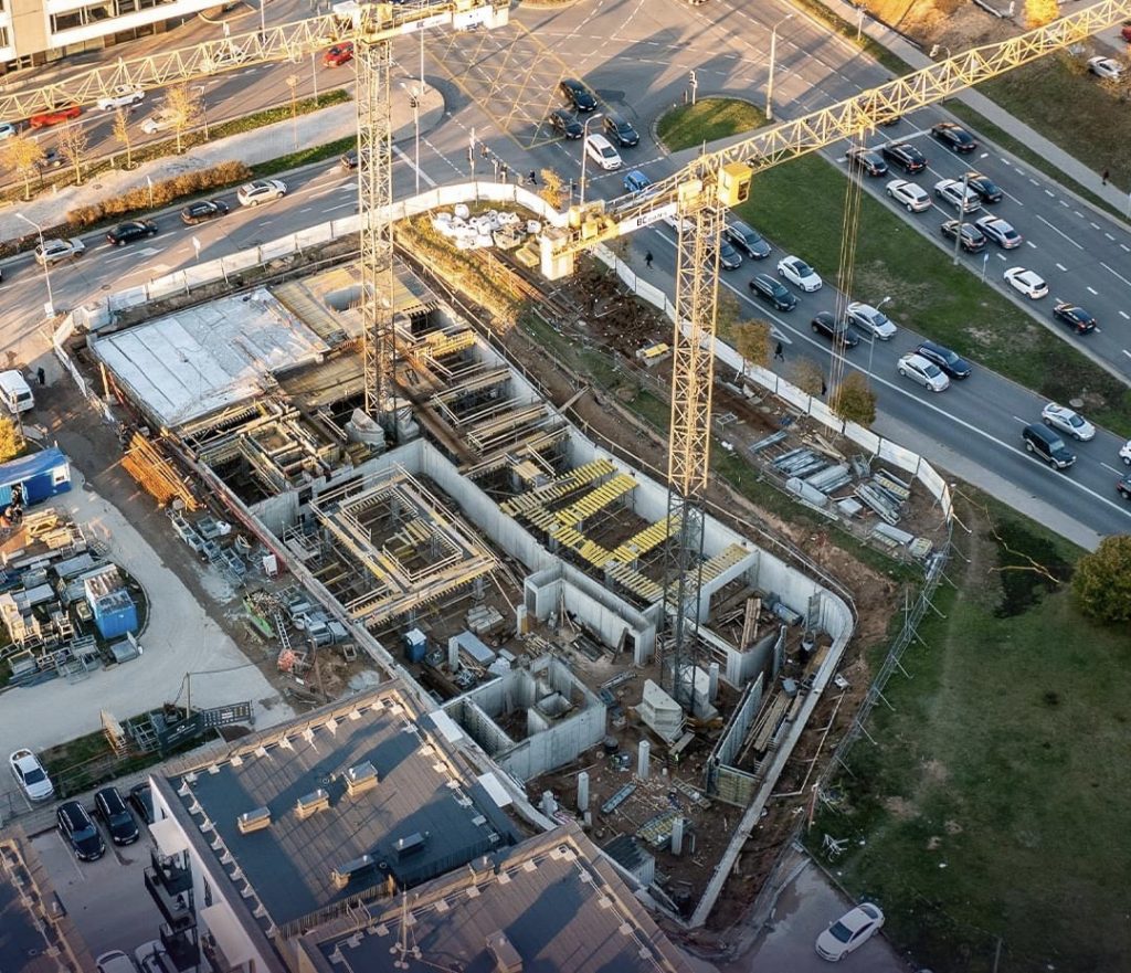 Ozo pulsas (Vito Gerulaičio g. 4) - Co-living, Viesnīca, Daudzdzīvokļu nams - būvdarbu attēli