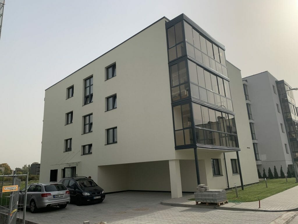 Lampėdžio takas 1 etapas (Įkalnės aklg.) - Multi apartment - construction photos