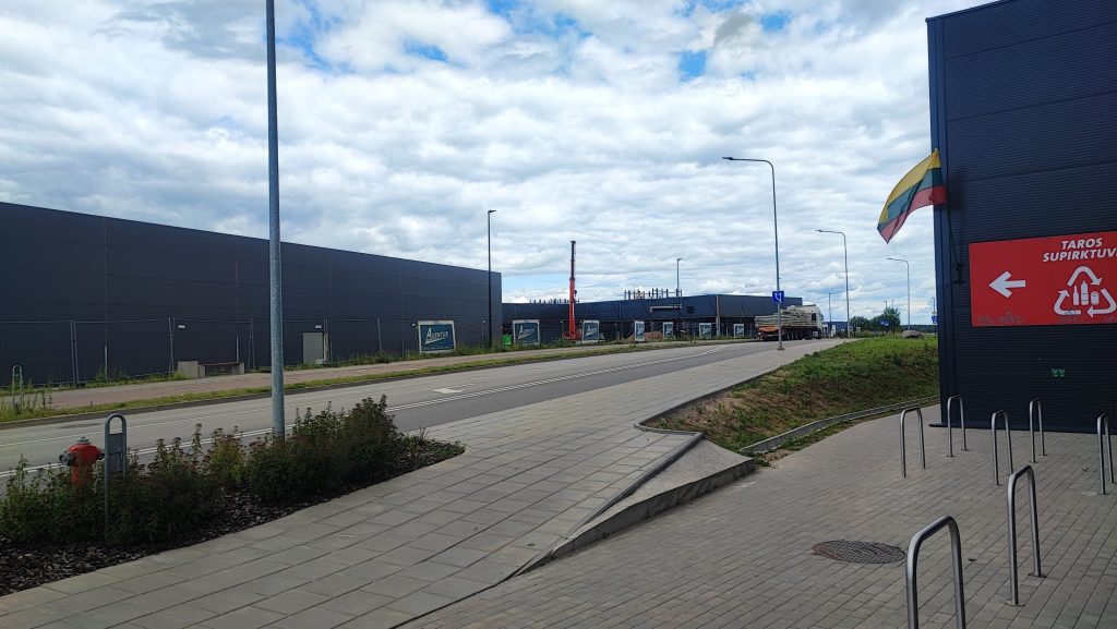 Dangeručio g. 2, 4 (Dangeručio g. 2, 4) - Shopping center - construction photos