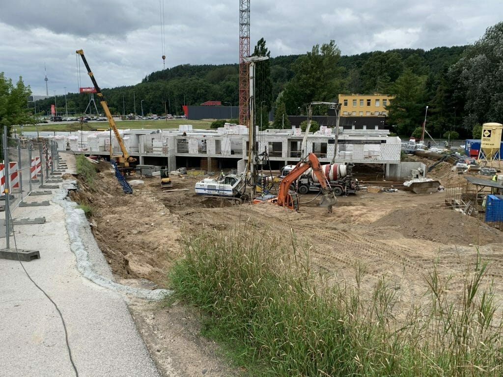 LINK TEN (Linkmenų g. 19) - Multi apartment - construction photos