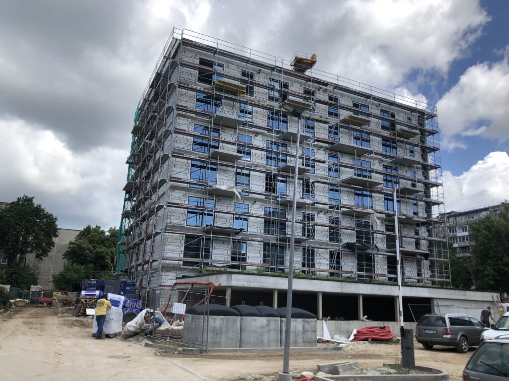 Life Story 2 etapas (Taikos pr. 57) - Multi apartment - construction photos
