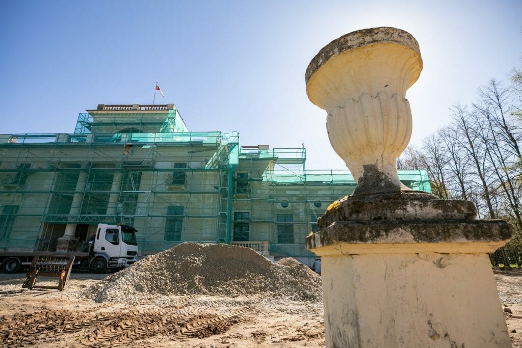 Trakų Vokės dvaro rekonstrukcija (Žalioji a. 2A) - Muzejs - būvdarbu attēli