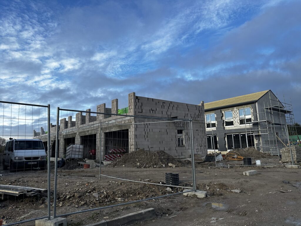 Klemiškės namai (Klemiškės g. 40) - Row housing - construction photos