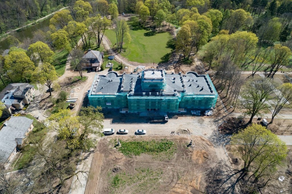 Trakų Vokės dvaro rekonstrukcija (Žalioji a. 2A) - Muzejs - būvdarbu attēli