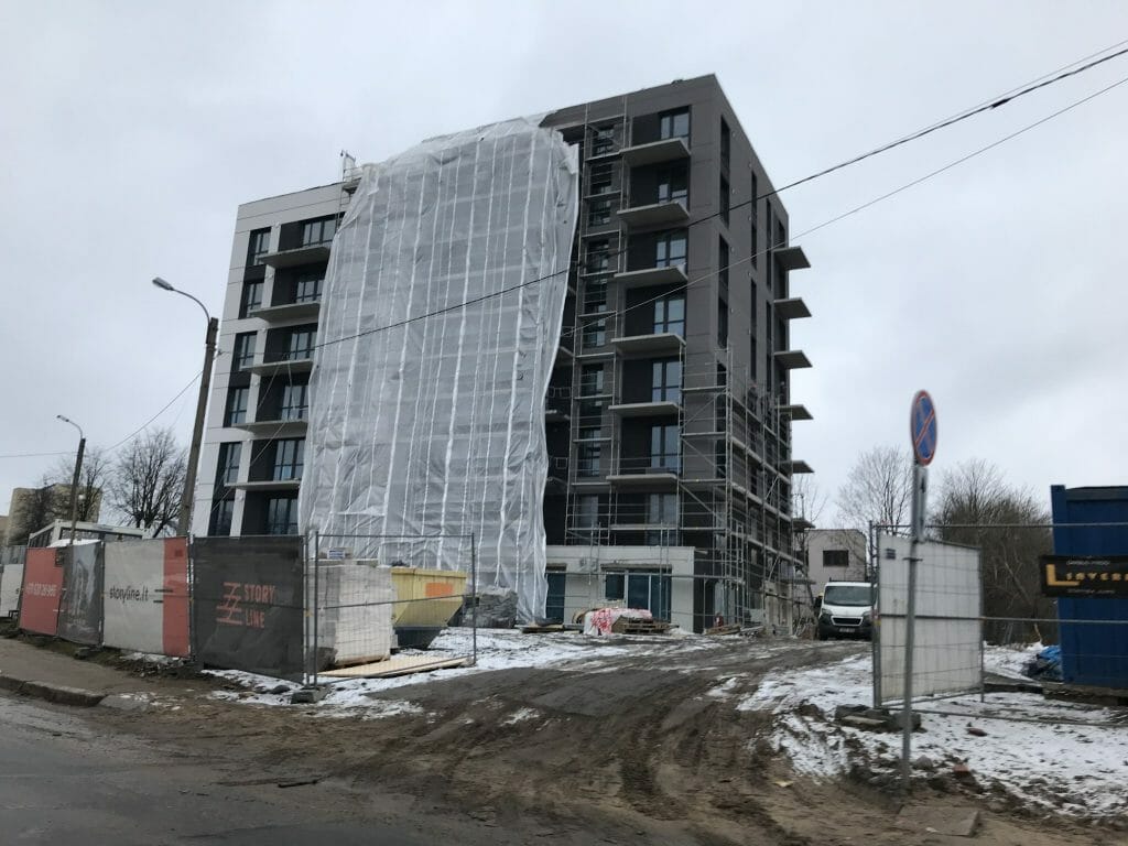 Storyline (Algirdo g. 85) - Multi apartment - construction photos