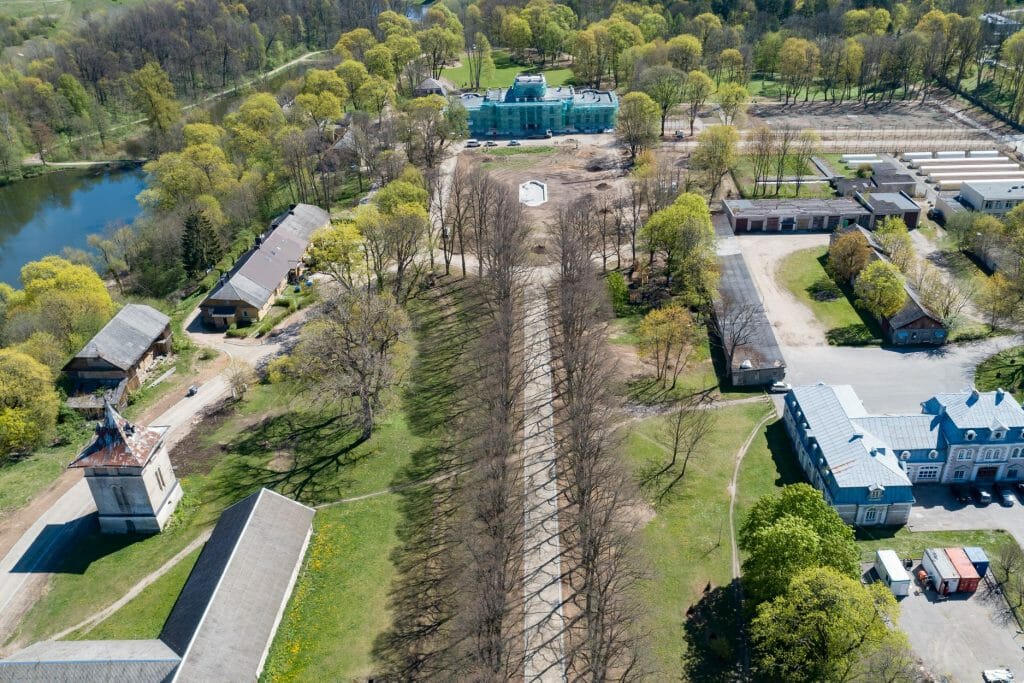 Trakų Vokės dvaro sodybos parkas (E. Andrė g.) - Park - construction photos