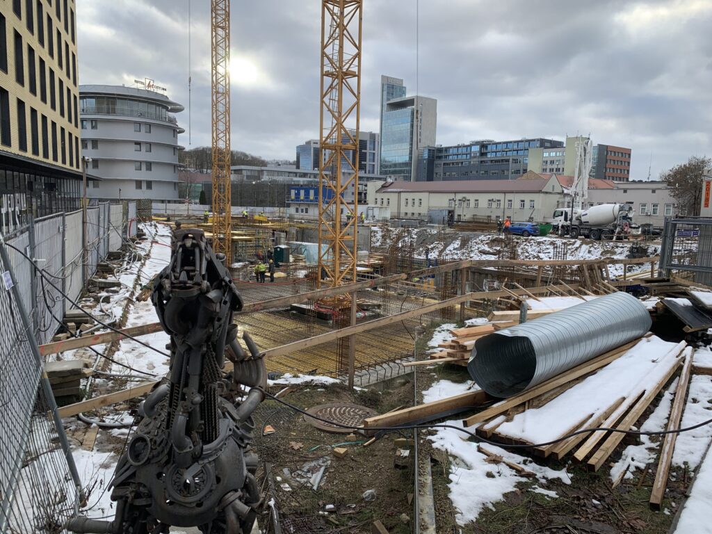 Yellowstone (J. Jasinskio g. 14) - Office center - construction photos