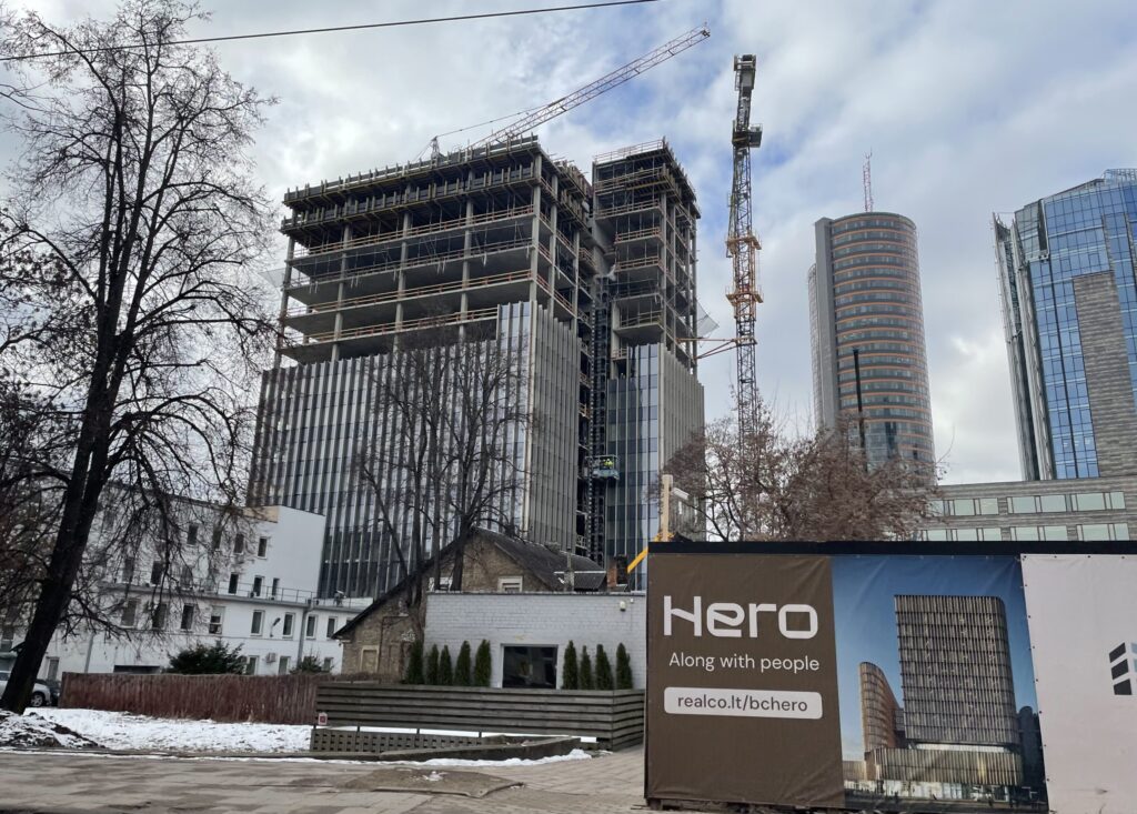 FLOW (Lvovo g. 21A) - Office center - construction photos