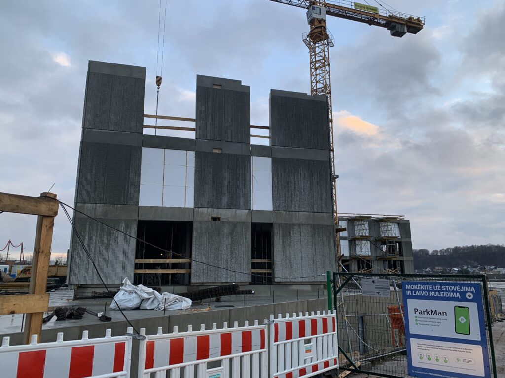 Upės apartamentai (Raudondvario pl. 107) - Multi apartment - construction photos