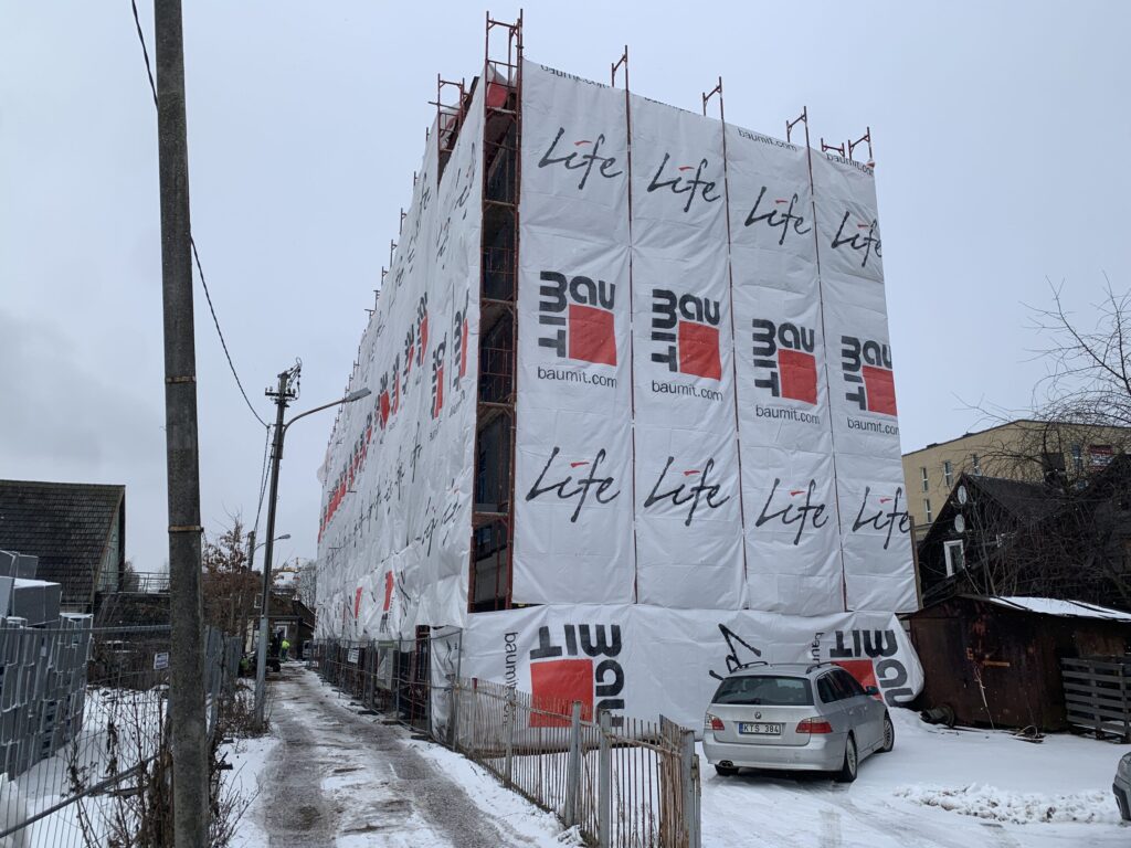 K50E (Kalvarijų g. 50E) - Multi apartment - construction photos