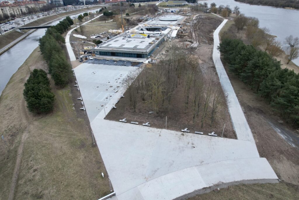 Nemuno salos parkas (Nemuno sala) - Park - construction photos