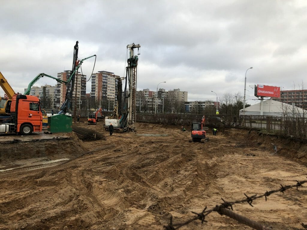 Freedom 36 (Laisvės pr. 36) - Office center - construction photos