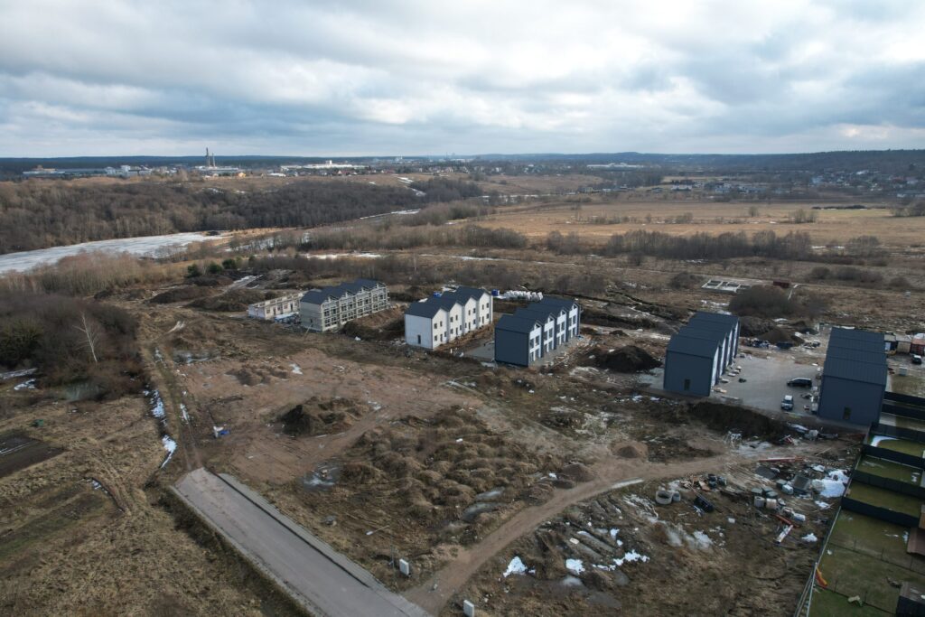 Jokūbo Šimkevičiaus g. kvartalas 3 etapas (Jokūbo Šimkevičiaus g. 18) - Row housing - construction photos