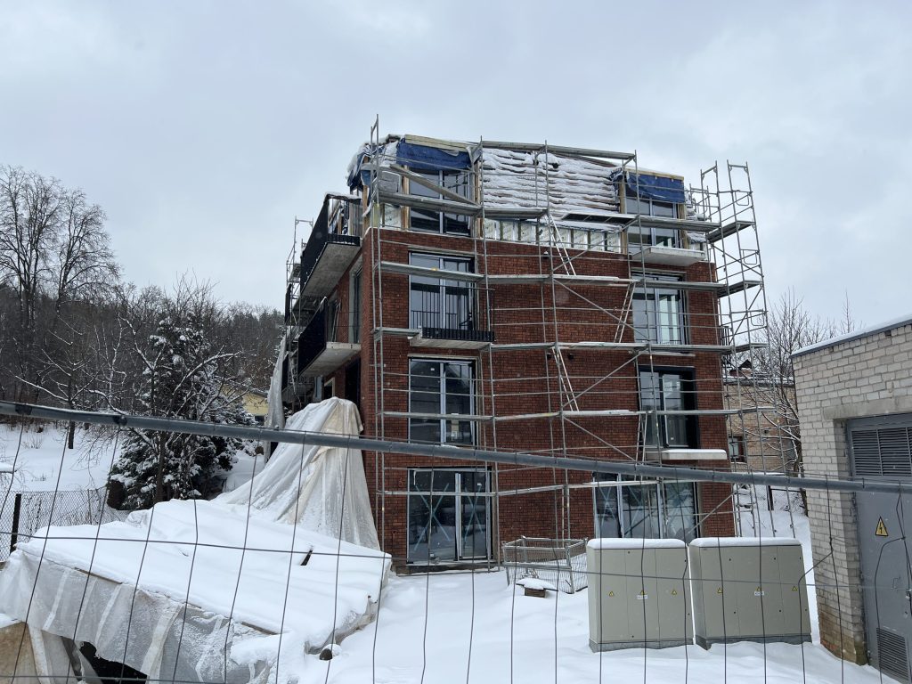 UP home 1 etapas (Želvos g. 3) - Multi apartment - construction photos