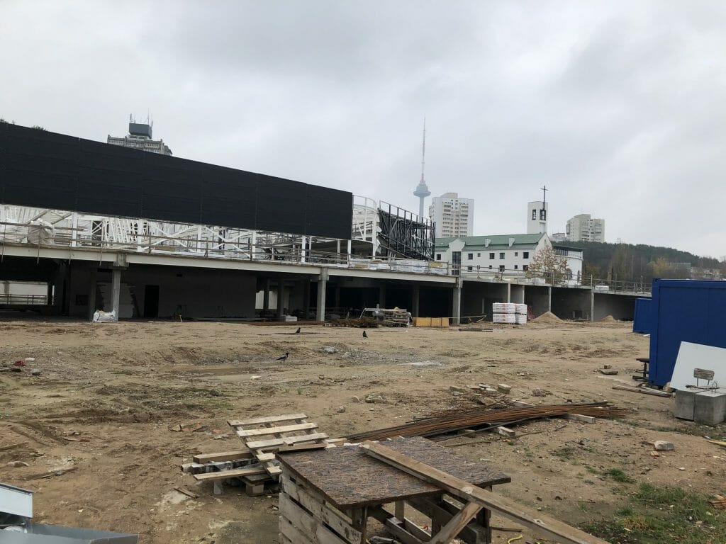 Lazdynų baseinas (Erfurto g. 13) - Pool - construction photos