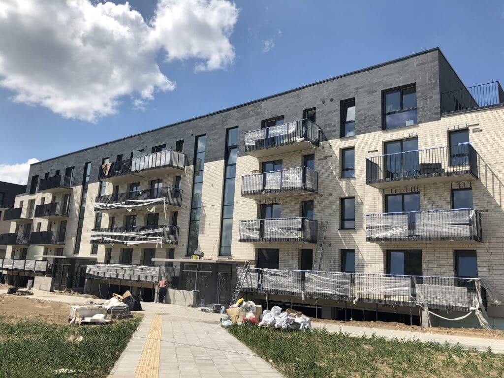 Lazdynėlių vingis 1-2 etapai (Lazdynėlių g. 38, 38A) - Multi apartment - construction photos