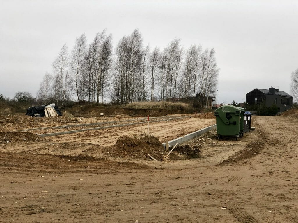 J. Bretkūno ir Piliavos g. atkarpos (J. Bretkūno g.) - Velosipēdu ceļš, Iela - būvdarbu attēli