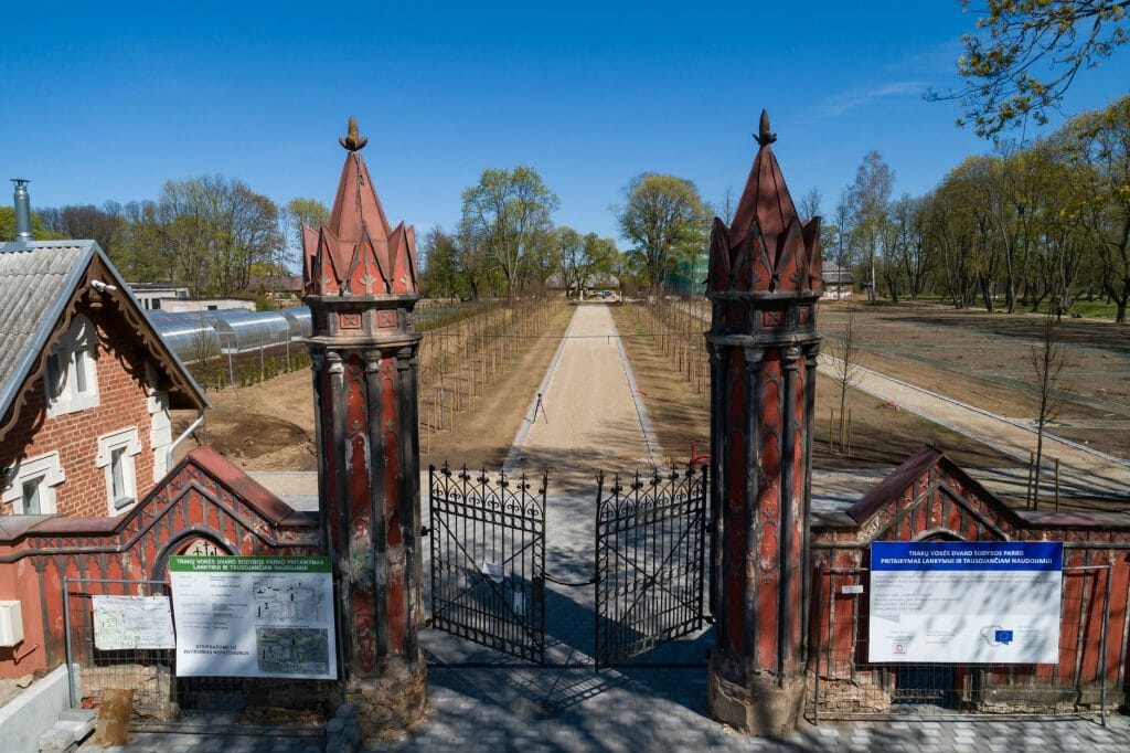 Trakų Vokės dvaro sodybos parkas (E. Andrė g.) - Park - construction photos