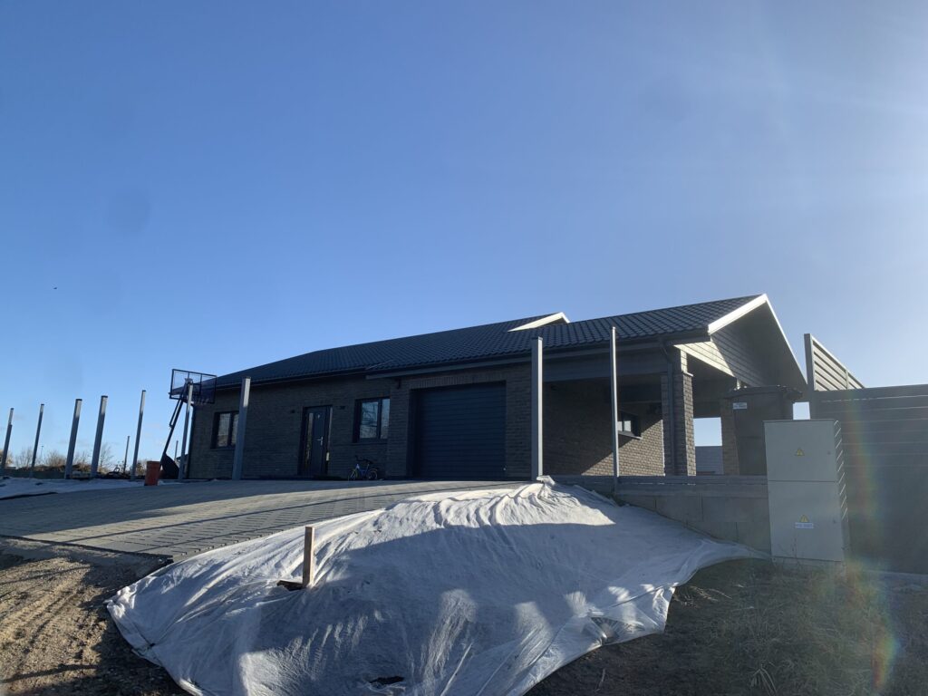 Saulės kalvos (Akacijų g. 1, 2, 3, 4, 5, 6, 7, 8, 9, 10, 11, 12, 13, 14, 15, 16, 17, 18, 19, 20, 21, Jazminų g. 1, 3, 5, 7, 9, 11, 13, 15, 17) - Private house community - construction photos