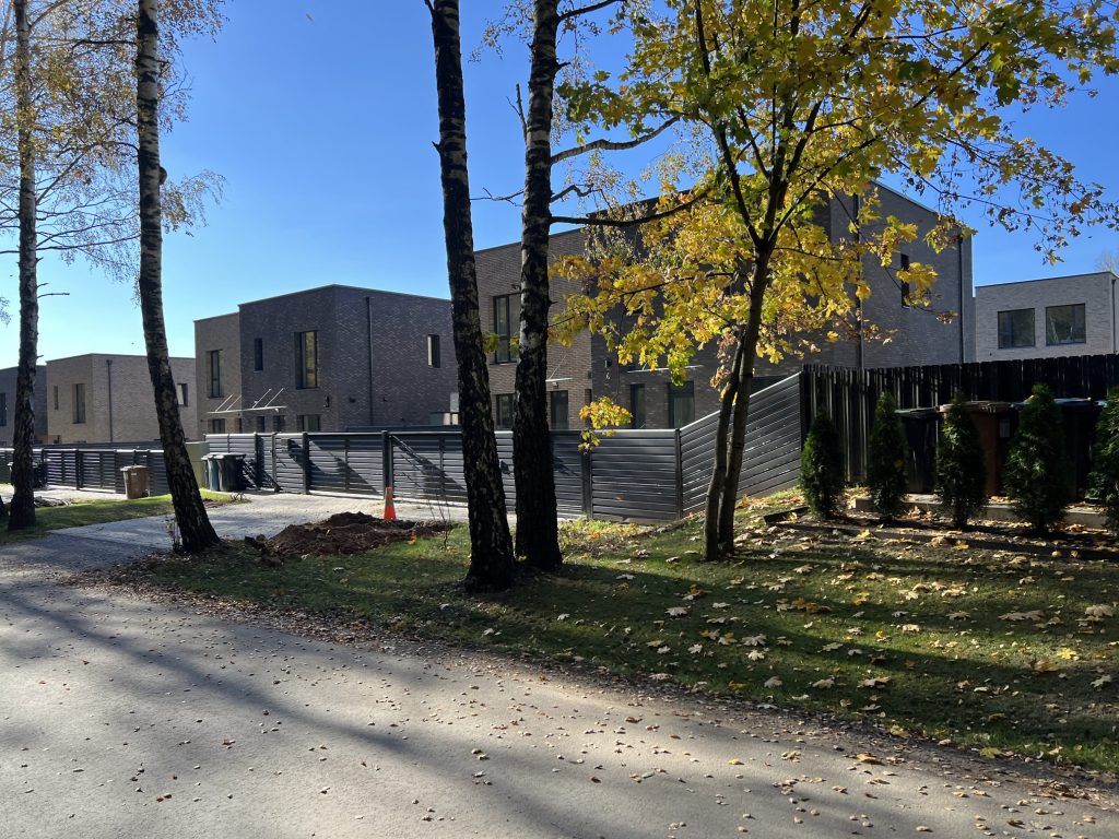 Visorių septintukas (Onos Lukauskaitės Poškienės g. 16, 18, 20, 22, Prano Ancevičiaus g. 15, 17, 19) - Row housing - construction photos