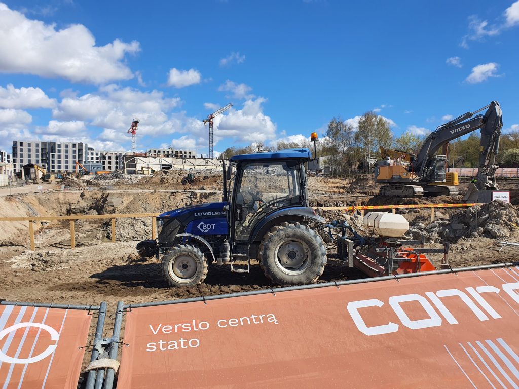 Remarco 1 etapas (Drujos g. 2) - Pārtikas veikals, Biroju centrs - būvdarbu attēli
