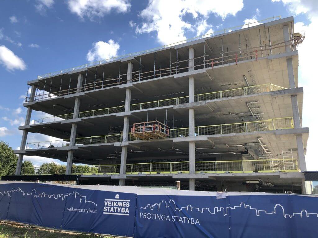 SEB administracinis (Gedimino Baravyko g. 4) - Biroju centrs - būvdarbu attēli