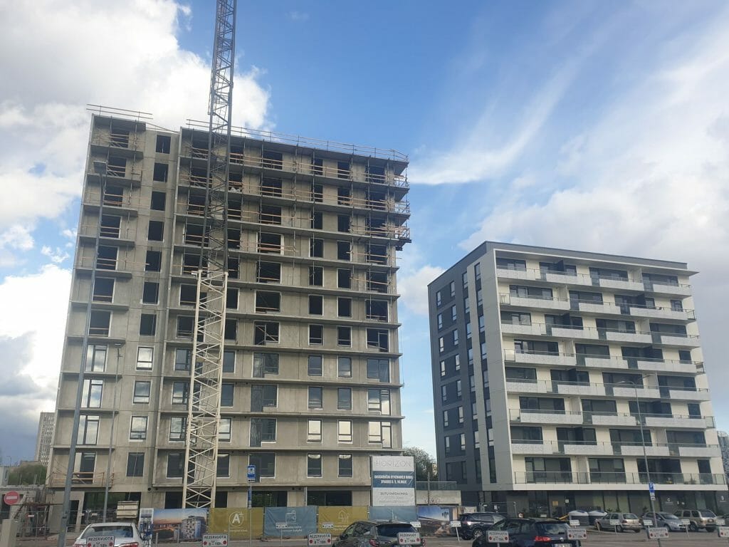 Horizon (Viršuliškių skg. 58) - Multi apartment - construction photos