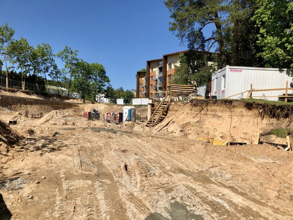 Žvėryno parkas (Latvių g. 55A) - Multi apartment - construction photos